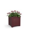 Mayne Lakeland 16 Square Planter, Cranberry Red 5866-CBR